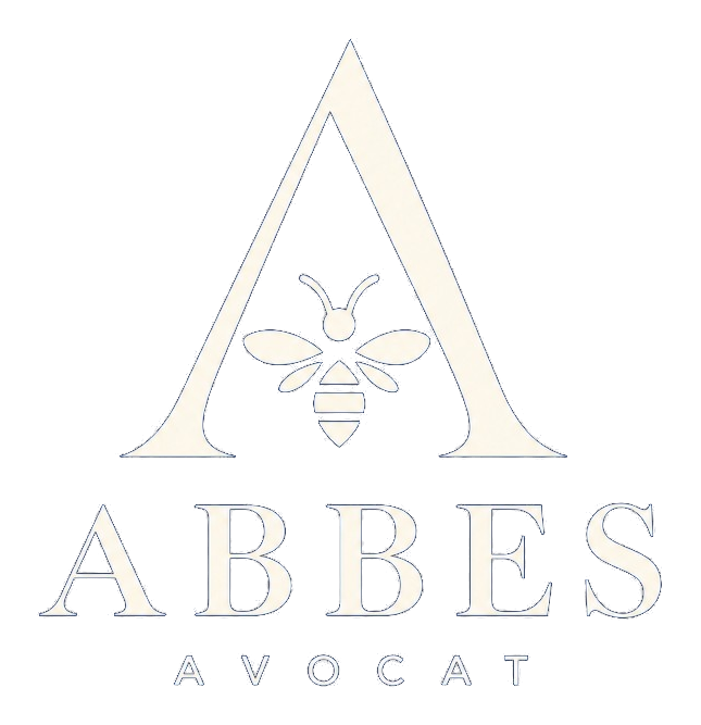 Logo Abbes Avocat, monogramme A et abeille